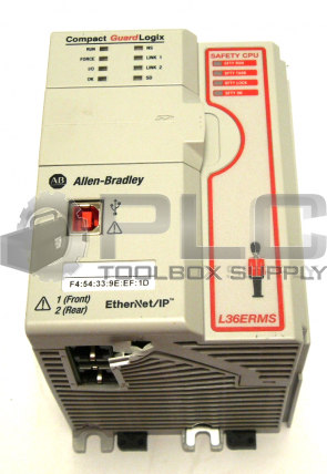 ALLEN BRADLEY 1769-L36ERMS /A COMPACT GUARDLOGIX CPU  *READ*