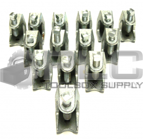 NEW LOT OF 14 THOMAS & BETTS 500SC BEAM CLAMP THREADED MALLEABLE IRON 1/4IN