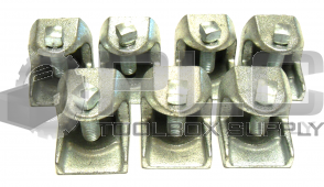 NEW LOT OF 7 THOMAS & BETTS SC 215 STEEL BEAM CLAMP 1"