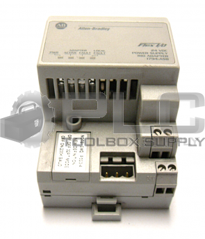 ALLEN BRADLEY 1794-ASB SER. E FLEX I/O MODULE POWER SUPPLY RIO ADAPTER