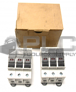 NEW IN BOX ALLEN BRADLEY 1492-FB3C30-L 3-POLE FUSE HOLDER 2 PCS 
