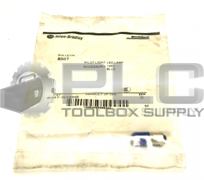 NEW SEALED ALLEN BRADLEY 800T-N320B SER C PILOT LIGHT LED LAMP 120 V BLUE
