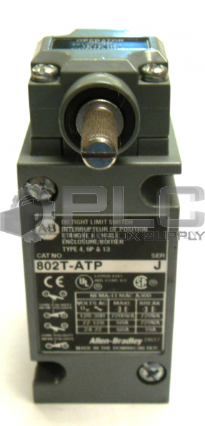 NEW ALLEN BRADLEY 802T-ATP /J OILTIGHT LIMIT SWITCH TYPE 4,6P & 13
