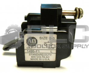 NEW ALLEN BRADLEY 1495-F1 AUXILIARY CONTACT 600VAC SIZE0-5