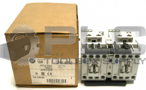 NEW IN BOX ALLEN BRADLEY 104-C09J22 SER A CONTACTOR REVERSING 9 AMP 24 VAC 60HZ
