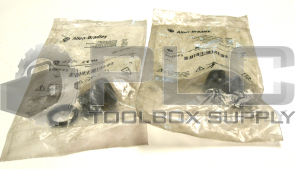 NEW LOT OF 2 ALLEN BRADLEY 800FP-F3 SER A FLUSH PUSH BUTTON GREEN
