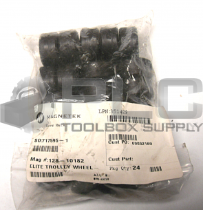 NEW LOT OF 24 MAGNETEK 128-10182 0717595-1 ELITE TROLLEY WHEEL 351429