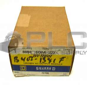 NEW SEALED IN BOX SQUARE D SOM-222 AC OUTPUT MODULE 120/240V 8884