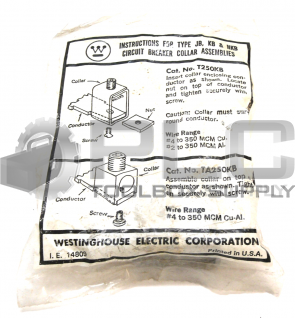 NEW CUTLER HAMMER WESTINGHOUSE 1254C14G02 LUG KIT FOR JB KB/HKB T250KB