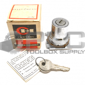 NEW IN BOX CUTLER HAMMER 10250T16522 KEY OP. SELECTOR SWITCH W/CUSTOM LOCK