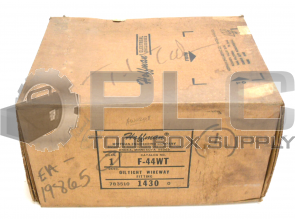 NEW SEALED HOFFMAN F-44WT OILTIGHT WIREWAY FITTING 