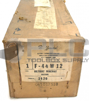 NEW SEALED HOFFMAN F-44W12 OILTIGHT WIREWAY SECTION