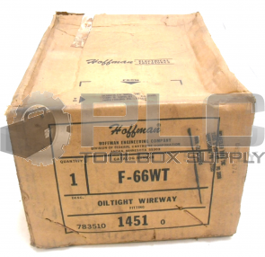 NEW IN BOX HOFFMAN F-66WT OILTIGHT WIREWAY FITTING