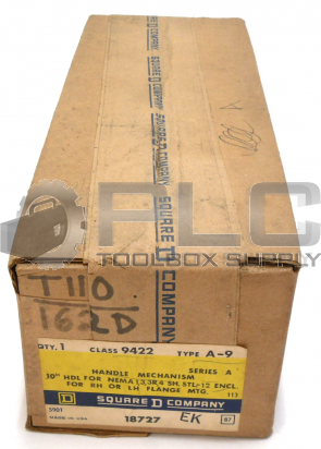 NEW SEALED SQUARE D 9422 A-9  MECHANISM 10" HANDLE FOR NEMA 1,3,3R,4