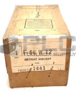 NEW IN BOX HOFFMAN F-66W12 STRAIGHT SECTION 12" F66W12