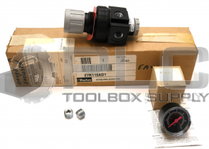 NEW IN BOX PARKER 27R110AD1 REGULATOR 1/4" WITH GAUGE