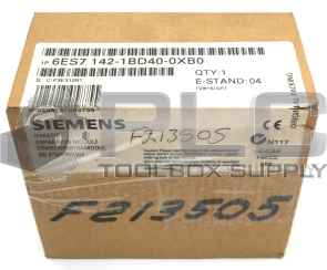 NEW FACTORY SEALED SIEMENS 6ES7142-1BD40-0XB0 SIMATIC EXPANSION MODULE 24V/2A