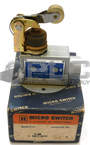 NEW IN BOX MICRO SWITCH BZV-2RN2 LIMIT SWITCH W/ROLLER ARM 15AMP 125/250/480VAC