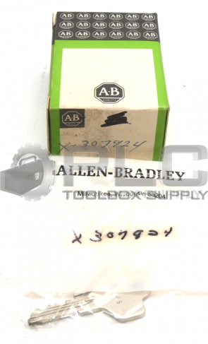 NEW IN BOX ALLEN BRADLEY X-307924 KEY CYLINDER LOCK FOR PUSHBUTTON SWITCH