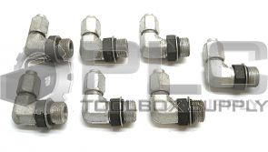 NEW LOT OF 7 90 DEGREE FEMALE MALE UNION FITTING