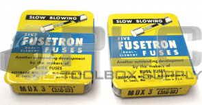 NEW LOT OF 2 FUSETRON MDX 3 SLOW BLOWING TYPE FUSES QUANTITY 10