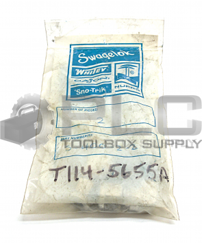 SWAGELOK 5-400-2-2 CARBON STEEL TUBE FITTING 1/4 IN. TUBE OD X 1/8 IN