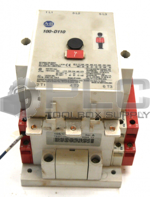 ALLEN BRADLEY 100S-D110ZJ33LC /A CONTACTOR SAFETY 24V DC OPERATED 3–POLE 