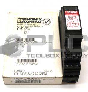 NEW IN BOX PHOENIX CONTACT PT 2-PE/S SURGE SUPPRESSOR