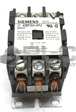 SIEMENS 42BF35AJAFU CONTACTOR DP 30A 3P