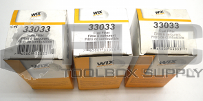NEW LOT OF 3 WIX 33033 FUEL FILTERS 