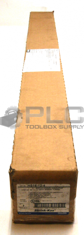 NEW SEALED BOX OF 5 SHRINK-KON HS16-12-4 INSULATOR HEAT SHRINK TUBING 4ft,PK5