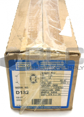 NEW SEALED FASCO D132 MOTOR 1/20HP 1500RPM 115V 1 SPEED