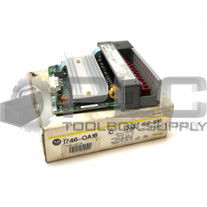 NEW ALLEN BRADLEY 1746-OA16 SER C OUTPUT MODULE