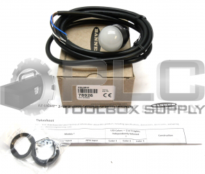 NEW IN BOX BANNER K30LGRYP K30 SERIES EZ-LIGHT: 3-COLOR GENERAL PURPOSE 78926