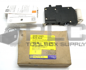 NEW IN BOX SQUARE D QOB115GFI BOLT ON CIRCUIT BREAKER 