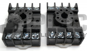 LOT OF 2 NEW MACROMATIC 70169-D RELAY SOCKET 600V 10A