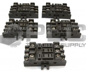 LOT OF 5 SQUARE D 8501-NR8 RELAY SOCKET
