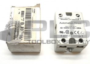 NEW IN BOX AUTOMATION DIRECT AD-SSR610-DC-280A SOLID STATE RELAY 