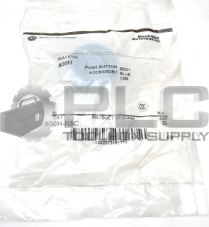 NEW SEALED ALLEN BRADLEY 800H-N5C /B PUSH BUTTON BOOT BLUE