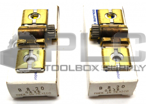 LOT OF 2 NEW SQUARE D B8.20 OVERLOAD THERMAL UNIT HEATING ELEMENT