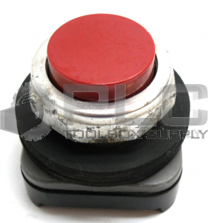 ALLEN BRADLEY 800H-R6 /C CONTACT PUSHBUTTON NON-ILLUMINATED RED BOOTED HEAD