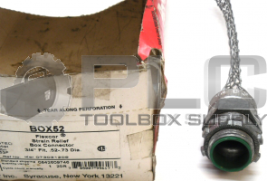 NEW PASS & SEYMOUR BOX52 FLEXCOR STRAIN RELIEF 3/4 .52-.73 DIA