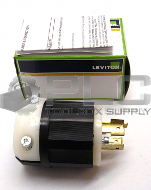 NEW IN BOX LEVITON L16-20P 3-POLE LOCKING PLUG 