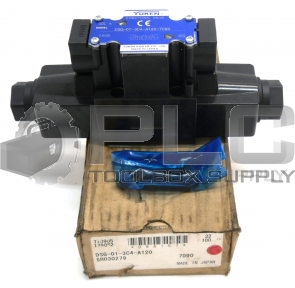 NEW YUKEN DSG-01-3C4-A120-7090 SOLENOID VALVE DIRECTIONAL 120VAC 3POSITION 4WAY