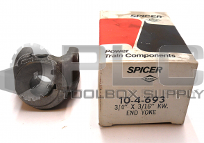 NEW IN BOX DANA SPICER 10-4-693 END YOKE 3/4'' X 3/16''