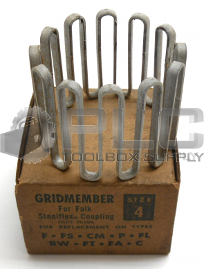 NEW FALK GRIDMEMBER 75895 COUPLING STEELFLEX SIZE 4
