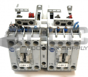 ALLEN BRADLEY 104-C16DJ22 /C MCS-C REVERSING CONTACTOR IEC 16A 24V DC