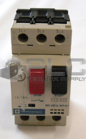 TELEMECANIQUE GV2-M20 MOTOR STARTER PROTECTOR 13-18 AMP