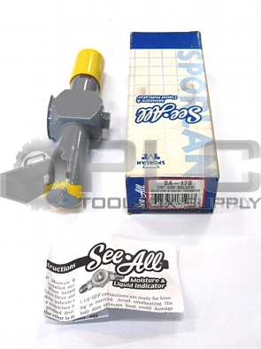 NEW IN BOX SPORLAN SA-17S MOISTURE AND LIQUID INDICATOR 7/8" ODF