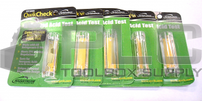 LOT OF 5 NEW QWIKCHECK QT2000 2-SECOND ACID TEST